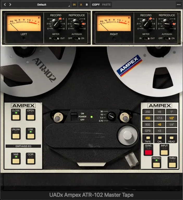 Ampex ATR-102 Mastering Tape Recorder